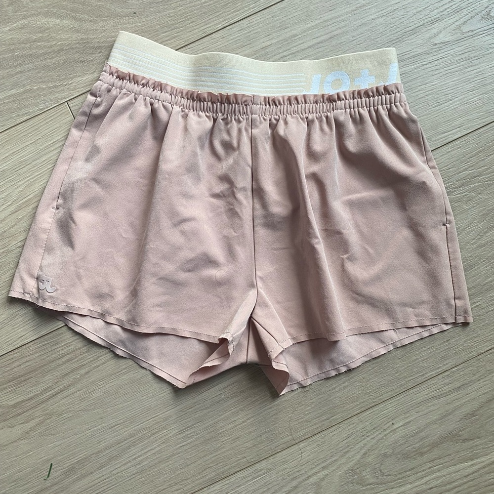 Jo+Jax Tan Dance Shorts with Pockets | Youth Medium